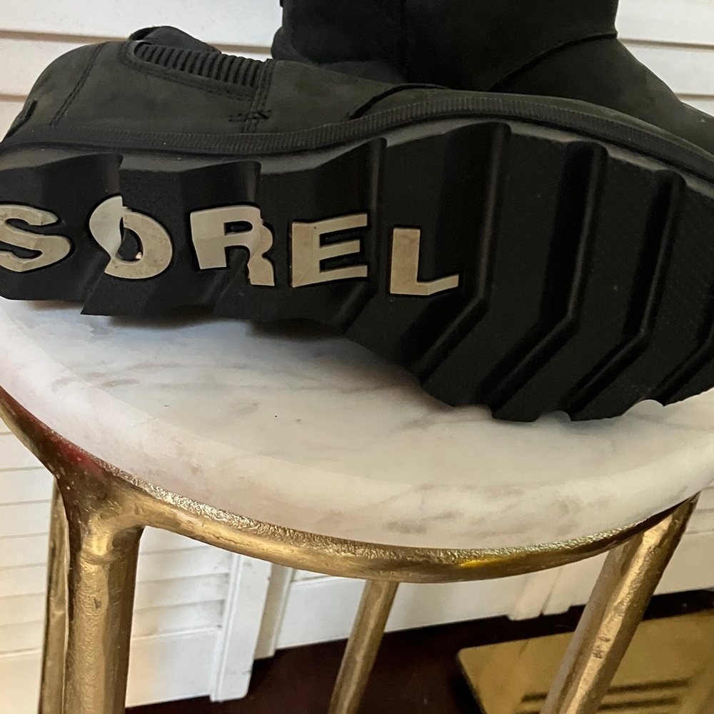 Sorel Black LeatherAnkle Boots - Picture 6 of 9
